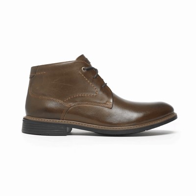 Botas Chukka Rockport Classic Break Homem Marrom PT-31604